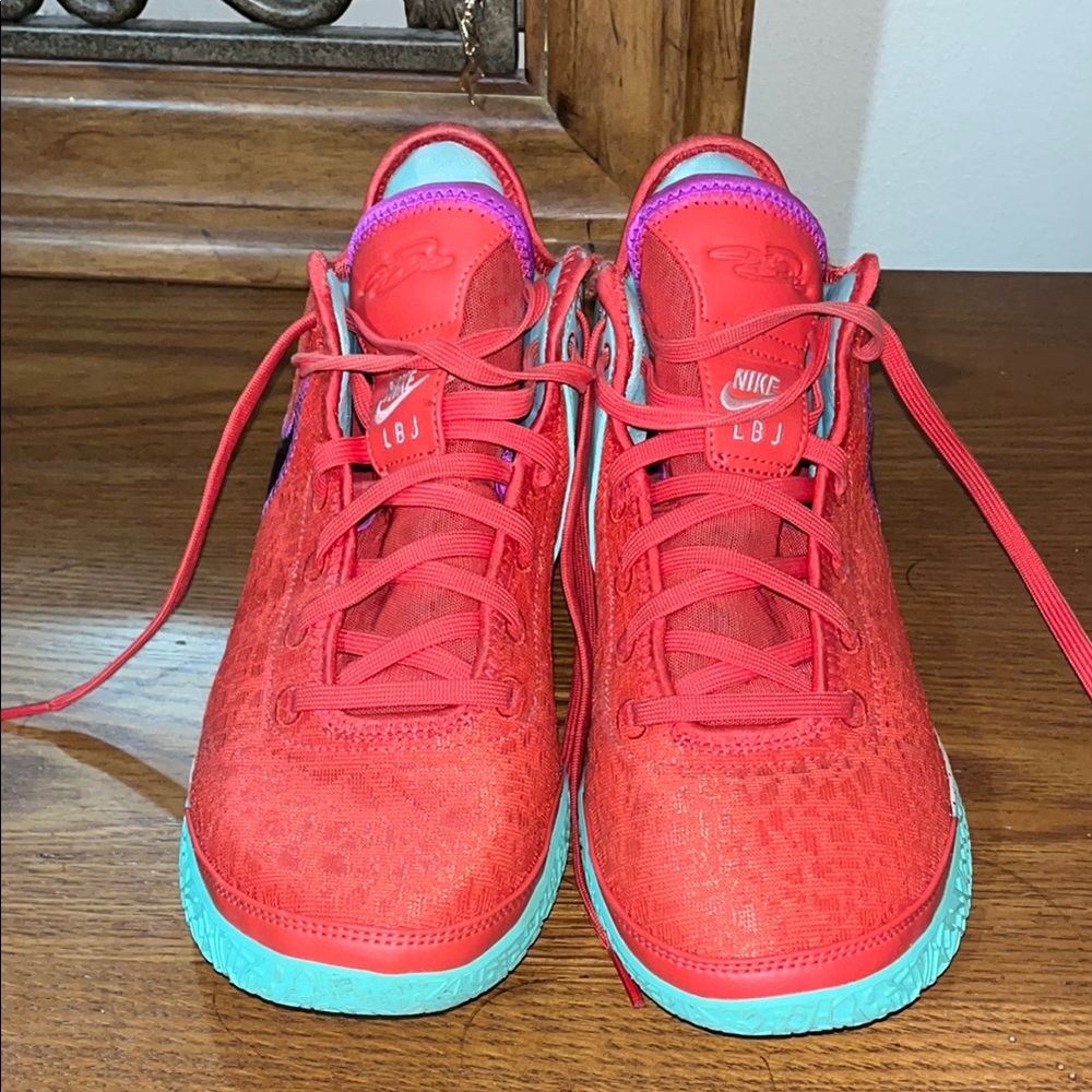 Lebron 20 Nxxt Gen Red and Teal